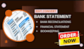 craft a custom, well structured bank statement