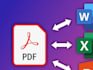 convert PDF to excel or word with accurate formatting