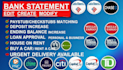 help with loan processing and documentation like bank statement conversion