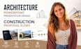 architecture powerpoint presentation design, construction proposal slides