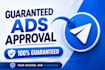 fix declined telegram ads, fix  telegram ads destination, prohibited telegram ad