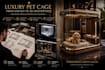 design modern pet cage, kennel, and pet house 3d model