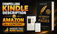 write compelling kindle book description and amazon a content