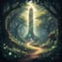 create an epic fantasy and sci fi book cover