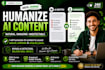 manually edit, rewrite and humanize ai or chatgpt content