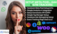 install facebook meta pixel tracking wordpress events shopify ads conversion api