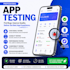provide 12 to 20 tester for your iphone and android testflight beta app testing