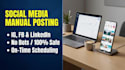 manually publish and schedule your social media posts