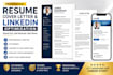 do a professional resume, cover letter and linkdin optimization