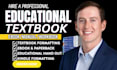 write, format and design educational textbook, lesson book, workbook amazon KDP