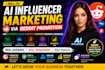 do ai influencer for ecommerce business brand website saas crypto via reddit