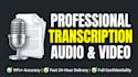 creat the transcript and podcast writing and lecture writing