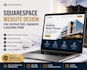 design squarespace contractor website engineering company website