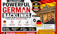 get powerful german backlinks from niche germany sites