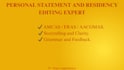 perfect your medical school personal statement within 24 hours