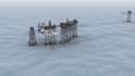 make 3d oil and and offshore drilling rig subsea pipeline fpso animation video