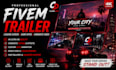 create 4k fivem cinematic trailer video, fivem loading screen, fivem video