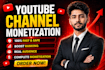 do complete youtube channel monetization requirements