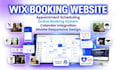 design wix booking website wix appointment and scheduling website