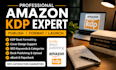 edit, format, publish and optimize your book on amazon KDP professionally