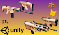 create custom 3d roblox guns, weapons, fps gun model for game