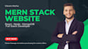 create a responsive mern stack website with backend