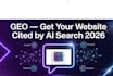 optimize your website to get cited by chatgpt, perplexity and ai search