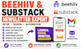 design manage substack beehiiv email newsletter setup substack page for growth
