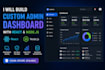 build a custom admin dashboard with user management