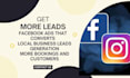 set up leads generation facebook ads for local businesses