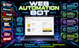 do web automation bot, develop chrome extension, data scraper