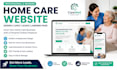 design home care website home care logo home care leads home care landing page