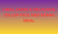 cook rice with bean