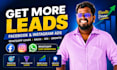 generate whatsapp leads using facebook and instagram ads