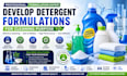 develop detergent formulations for cleaning purpose