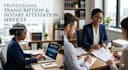 provide transcription notary attestation services worldwide