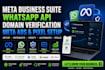 do meta business suite whatsapp api domain verification meta ads pixel setup