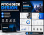 make pitch deck design and write your content
