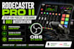 setup rodecaster pro ii for podcast streaming and obs integration