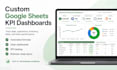build automated google sheets KPI dashboards and trackers