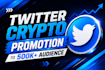 do organic twitter x marketing crypto promotion