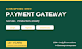 integrate payment gateway in java spring boot