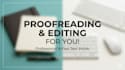proofread and edit your english text
