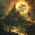 make a fantasy book cover, thriller book cover design