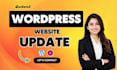 do update wordpress website, add content and redesign website