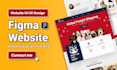 do figma website design, website UI UX design, figma website
