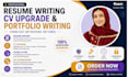 professionally rewrite resume, CV and linkedin