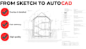 convert PDF or sketch to autocad dwg