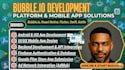 build a bubble io mvp saas web app as a bubble developer, no code app