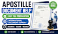 prepare and organize apostille ready documents for online submission fast